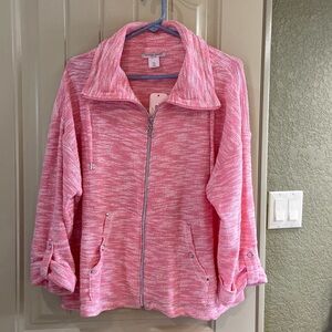 Full Front Zipper Jacket by Allison Daley Brand. NWT!